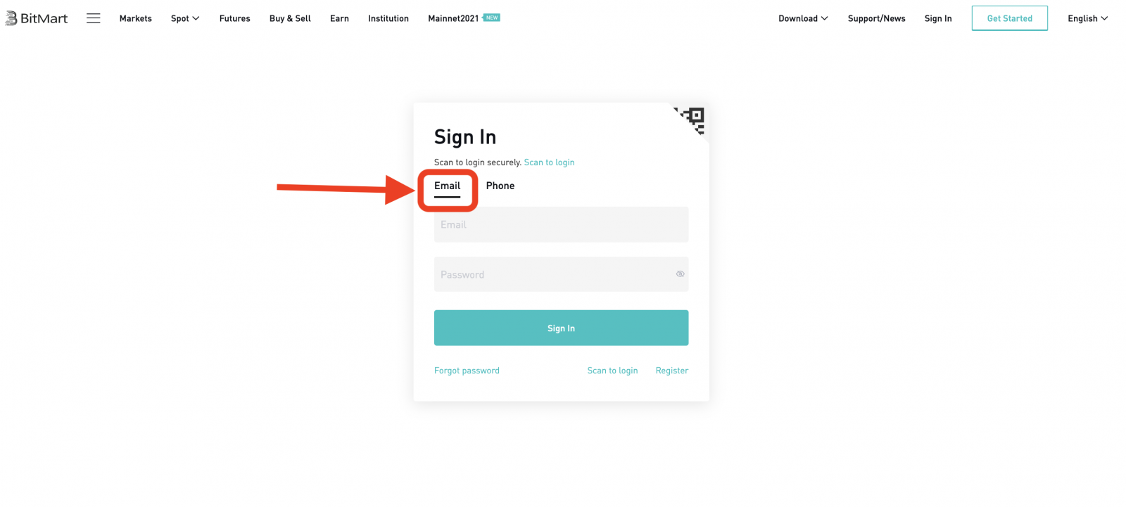 How to Login and Verify Account in BitMart